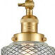Franklin Restoration Stanton 1 Light 6 inch Satin Gold Mini Pendant Ceiling Light, Franklin Restoration
