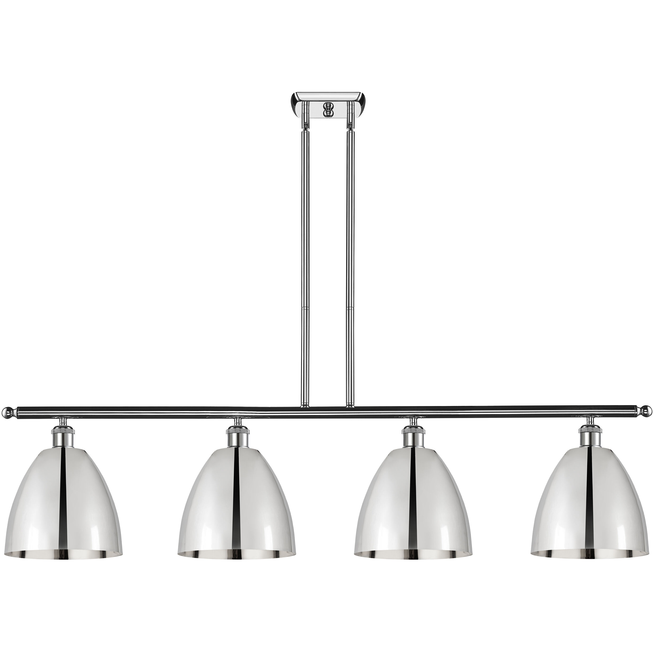 Ballston Dome 4 Light 48 inch Polished Chrome Island Light Ceiling Light