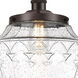 Edison Bullet 1 Light 12 inch Oil Rubbed Bronze Mini Pendant Ceiling Light