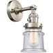 Franklin Restoration Small Canton LED 6.5 inch Brushed Satin Nickel Sconce Wall Light, Franklin Restoration