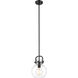 Newton Newton Sphere LED 8 inch Matte Black Mini Pendant Ceiling Light