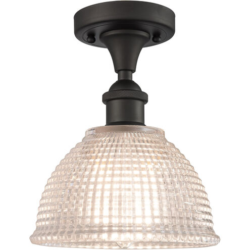 Ballston Arietta LED 8 inch Oil Rubbed Bronze Semi-Flush Mount Ceiling Light, Ballston