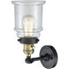 Franklin Restoration Canton LED 7 inch Black Antique Brass Sconce Wall Light, Franklin Restoration