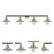 Franklin Restoration Railroad LED 44 inch Polished Nickel Bath Vanity Light Wall Light, Franklin Restoration