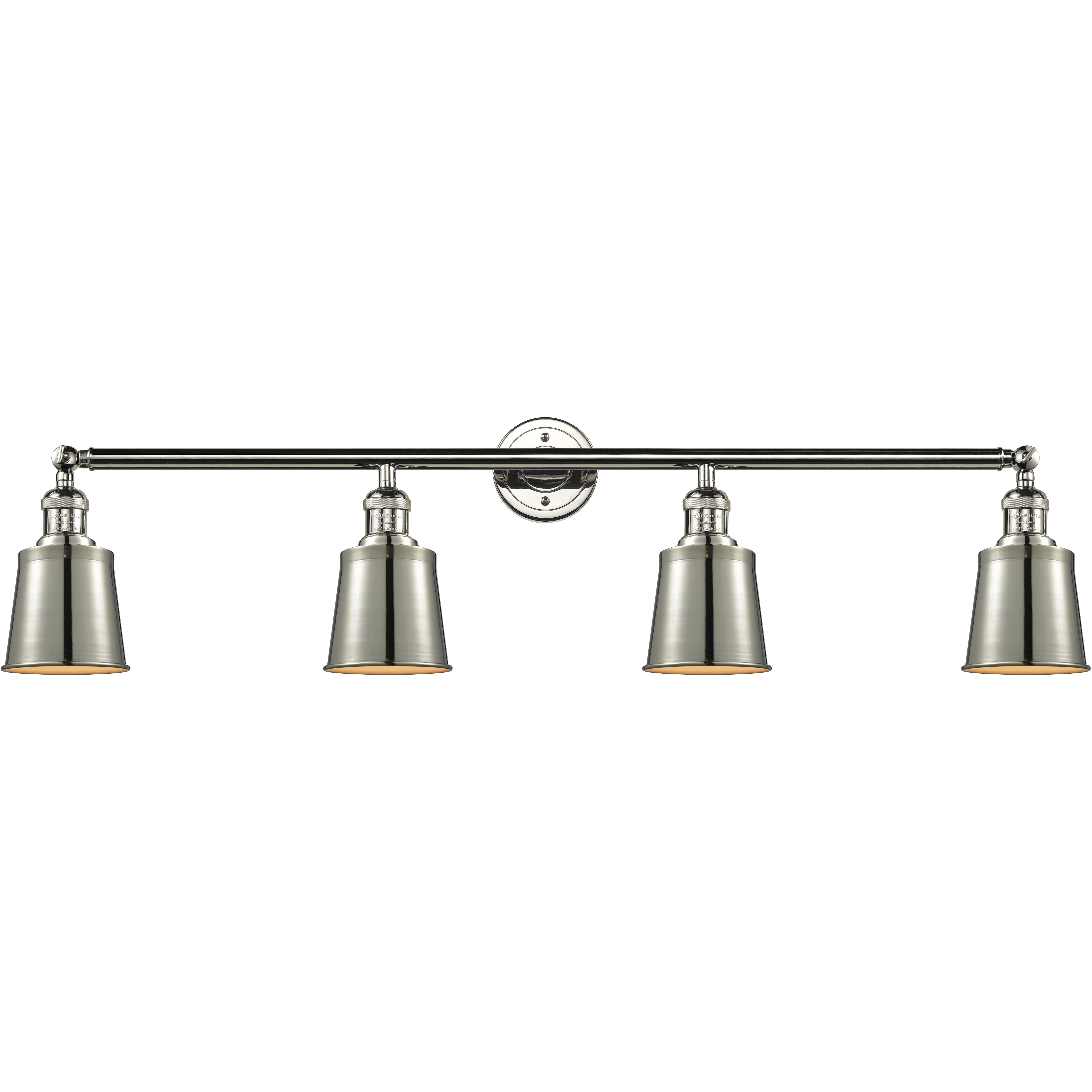 Franklin Restoration Addison LED 42 inch Polished Nickel Bath Vanity Light Wall Light, Franklin Restoration