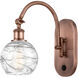 Ballston Athens Deco Swirl LED 6 inch Antique Copper Sconce Wall Light