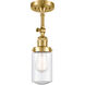 Franklin Restoration Dover 1 Light 4.50 inch Semi-Flush Mount