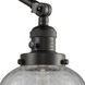 Geneseo 30 inch 3.50 watt Matte Black Swing Arm Wall Light, Franklin Restoration
