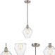 Edison Cindyrella 1 Light 8 inch Brushed Satin Nickel Mini Pendant Ceiling Light