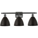 Ballston Dome 3 Light 28 inch Oil Rubbed Bronze Bath Vanity Light Wall Light