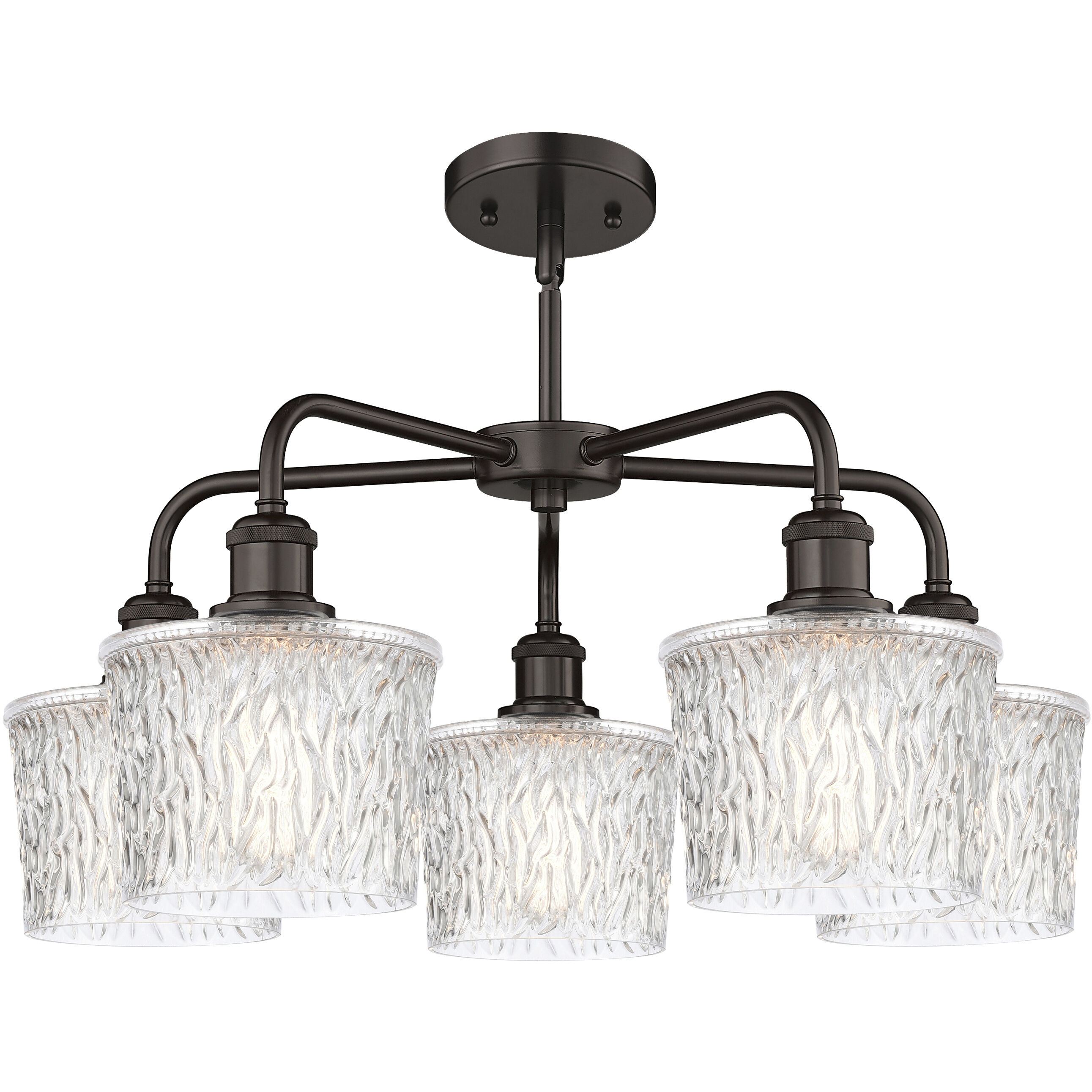 Niagra 5 Light 24.5 inch Oil Rubbed Bronze Chandelier Ceiling Light