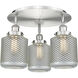Edison 3 Light 17.75 inch Flush Mount