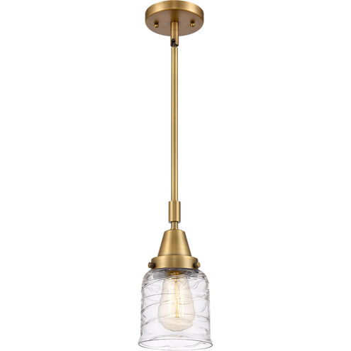 Franklin Restoration Bell LED 5 inch Brushed Brass Mini Pendant Ceiling Light