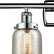 Small Bell 4 Light 36 inch Polished Chrome Bath Vanity Light Wall Light, Ballston