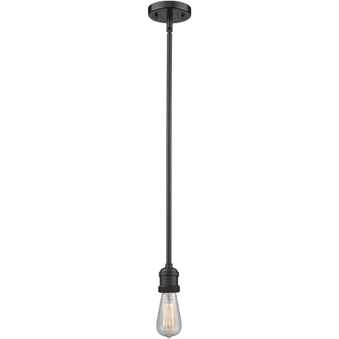Franklin Restoration Canton 1 Light 6.5 inch Oil Rubbed Bronze Mini Pendant Ceiling Light in Incandescent, Clear, Franklin Restoration