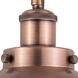Ballston Urban 1 Light 10 inch Antique Copper Sconce Wall Light