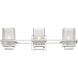 Wellfleet 3 Light 24 inch Polished Chrome Bath Vanity Light Wall Light in Incandescent