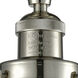Franklin Restoration Bellmont 1 Light 6.25 inch Polished Nickel Semi-Flush Mount Ceiling Light in Clear Glass, Franklin Restoration