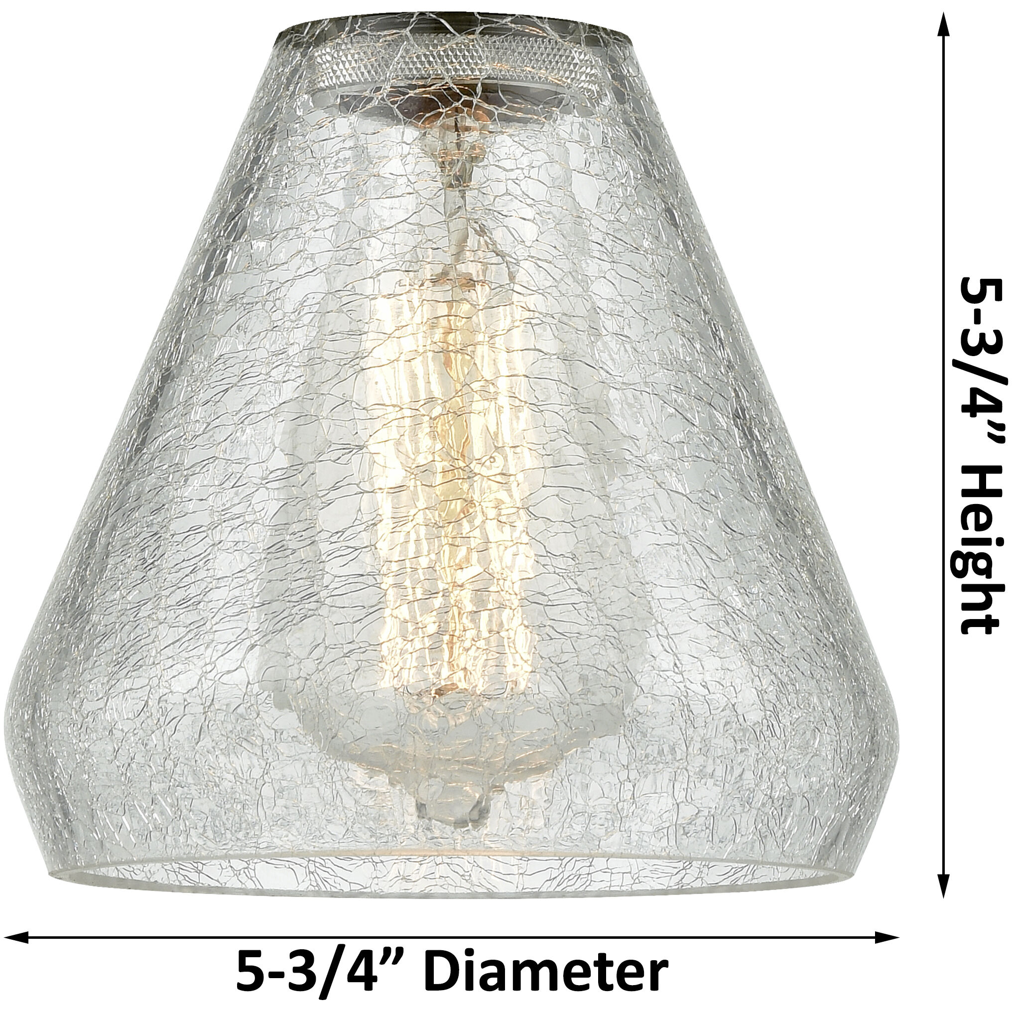 Ballston Conesus LED 6 inch Brushed Brass Mini Pendant Ceiling Light, Ballston