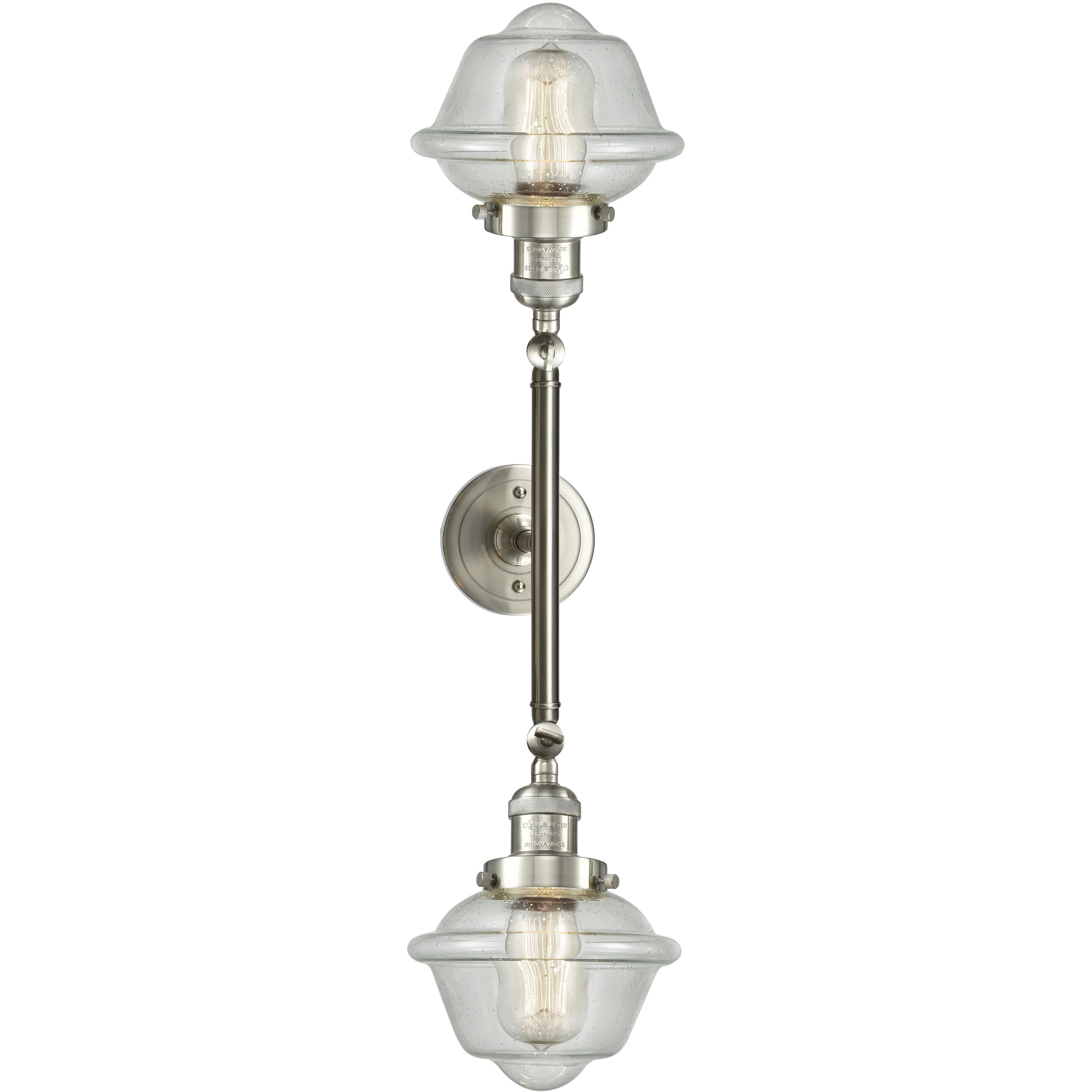Franklin Restoration Small Oxford 2 Light 17.00 inch Bathroom Vanity Light
