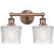 Niagra 2 Light 15.5 inch Antique Copper Bath Vanity Light Wall Light