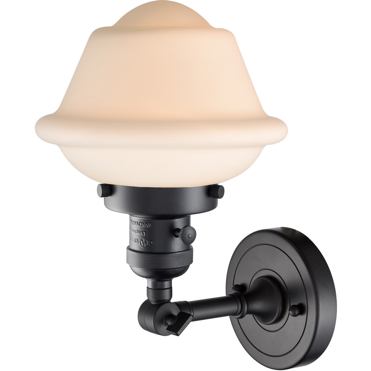 Franklin Restoration Small Oxford LED 7.5 inch Matte Black Sconce Wall Light, Franklin Restoration
