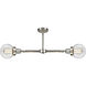 Franklin Restoration Beacon LED 23 inch Brushed Satin Nickel Chandelier Ceiling Light in Clear Glass, Franklin Restoration
