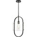 Pelham LED 9.5 inch Matte Black Mini Pendant Ceiling Light
