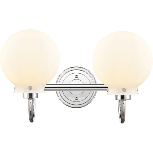 Olivia 2 Light 17 inch Polished Chrome Bath Vanity Light Wall Light