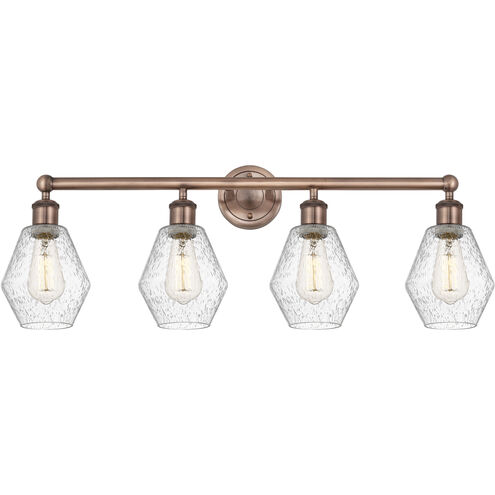 Cindyrella 4 Light 33 inch Antique Copper Bath Vanity Light Wall Light in Seedy