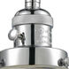 Franklin Restoration Stanton 1 Light 6 inch Polished Chrome Sconce Wall Light, Franklin Restoration