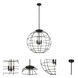 Lake Placid 3 Light 22 inch Matte Black Pendant Ceiling Light