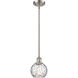 Ballston Athens Water Glass LED 6 inch Brushed Satin Nickel Mini Pendant Ceiling Light
