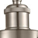 Small Bell 1 Light 5 inch Satin Nickel Sconce Wall Light, Ballston