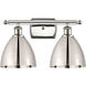 Ballston Dome LED 17.5 inch Polished Nickel Bath Vanity Light Wall Light