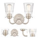 Scarlett LED 13.5 inch Satin Nickel Bath Vanity Light Wall Light