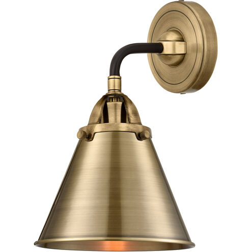Nouveau 2 Appalachian 1 Light 8 inch Black Antique Brass Sconce Wall Light