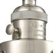Franklin Restoration Colton LED 6 inch Brushed Satin Nickel Sconce Wall Light, Franklin Restoration