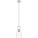 Downtown Urban Hudson 1 Light 5.88 inch Satin Nickel Mini Pendant Ceiling Light
