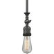 Franklin Restoration Bare Bulb 1 Light 4 inch Oil Rubbed Bronze Mini Pendant Ceiling Light in Incandescent, Franklin Restoration