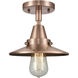 Franklin Restoration Railroad LED 8 inch Antique Copper Flush Mount Ceiling Light