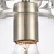 Restoration Newton 1 Light 8 inch Brushed Satin Nickel Flush Mount Ceiling Light, Restoration