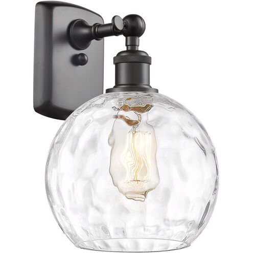 Ballston Athens Water Glass LED 8 inch Oil Rubbed Bronze Sconce Wall Light