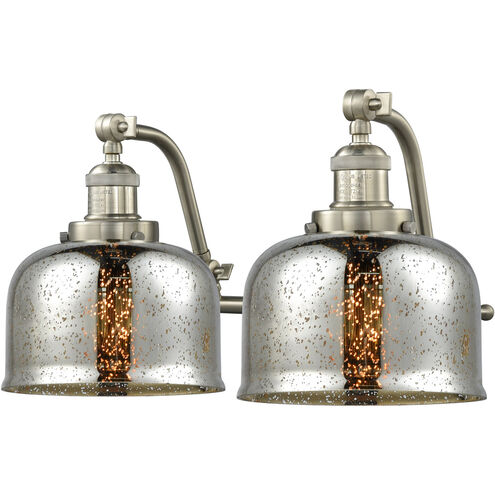 Franklin Restoration Large Bell 2 Light 18.00 inch Bathroom Vanity Light