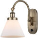 Franklin Restoration Cone 1 Light 8 inch Antique Brass Sconce Wall Light