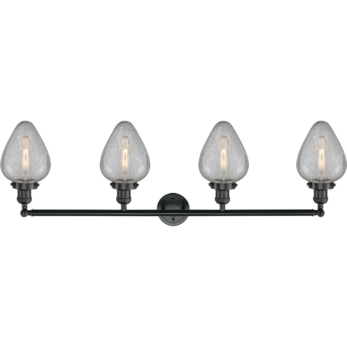 Franklin Restoration Geneseo LED 43 inch Matte Black Bath Vanity Light Wall Light, Franklin Restoration