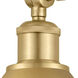 Ballston Dome 1 Light 8 inch Satin Gold Sconce Wall Light