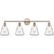Luna LED 40 inch Satin Nickel Bath Vanity Light Wall Light