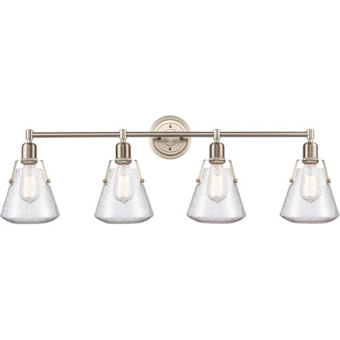 Luna LED 40 inch Satin Nickel Bath Vanity Light Wall Light