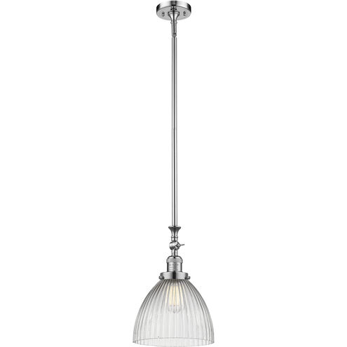 Franklin Restoration Seneca Falls LED 9.5 inch Polished Chrome Mini Pendant Ceiling Light, Franklin Restoration